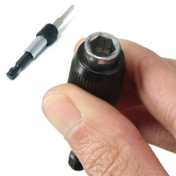 1/4 Inch 60mm Quick Release Hex Shank Screwdriver Bit Holder