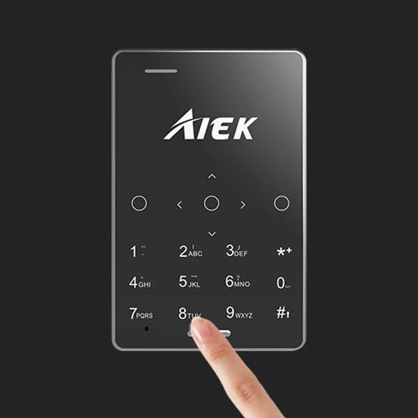 AIEK M4 0.96 Inch Ultra-thin MTK Dual SIM Card Bluetooth Quad-Band Mini Card Phone