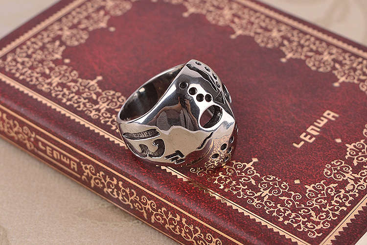stainless steel men ring jewelry clothing accessories
