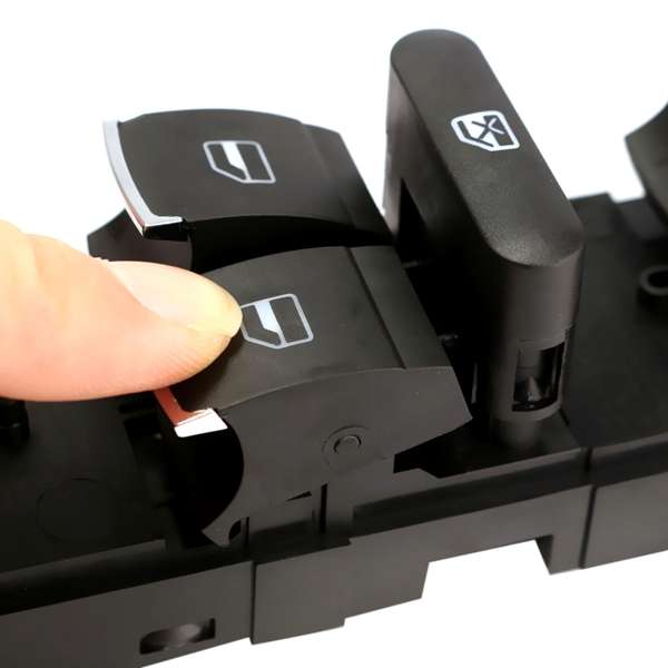 Car Master Power Window Switch Chrome for VW Bora Jetta Golf GTI MK4 Passat