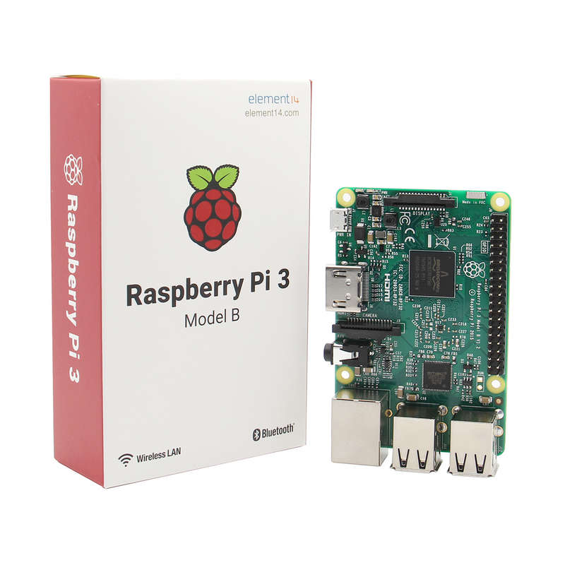 Raspberry Pi 3 Model B ARM Cortex-A53 CPU 1.2GHz 64-Bit Quad-Core 1GB RAM 10 Times B+