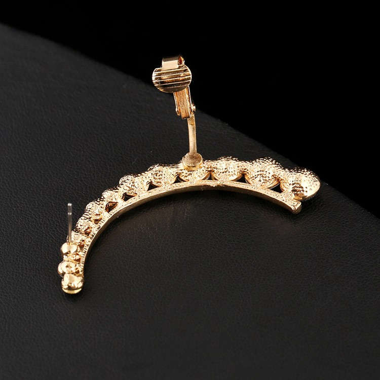 Black Crystal Earring