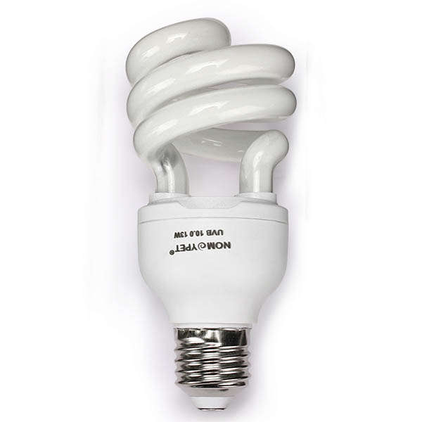 220V UVB Reptile Lamp Calcium White Ceramic Emitter Fluorescent Light Heated Breeding Vivarium Lamp 