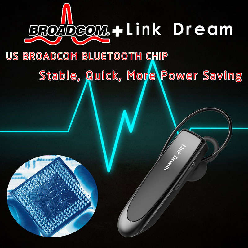 Original Link Dream LC-B41 Headphones 24 Hrs Talking Time Bluetooth Headset Wireless Hands