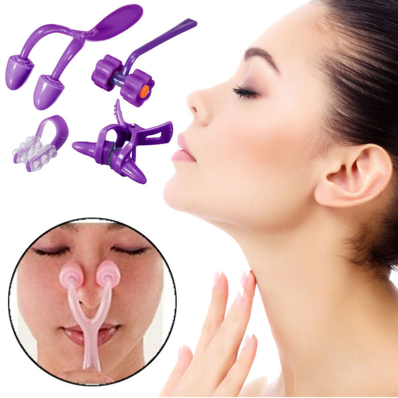 4 in 1 Silicone Nose UP Corrector Clip Lifting Bridge Shaping Clipper Beauty Tool