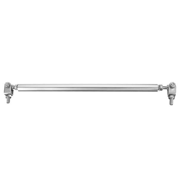 Adjustable Front Rear Frame Bumper Protector Splitter Rod Support 11 inch-13 inch Silver