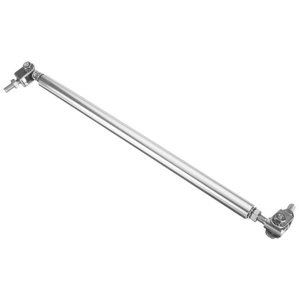Adjustable Front Rear Frame Bumper Protector Splitter Rod Support 11 inch-13 inch Silver