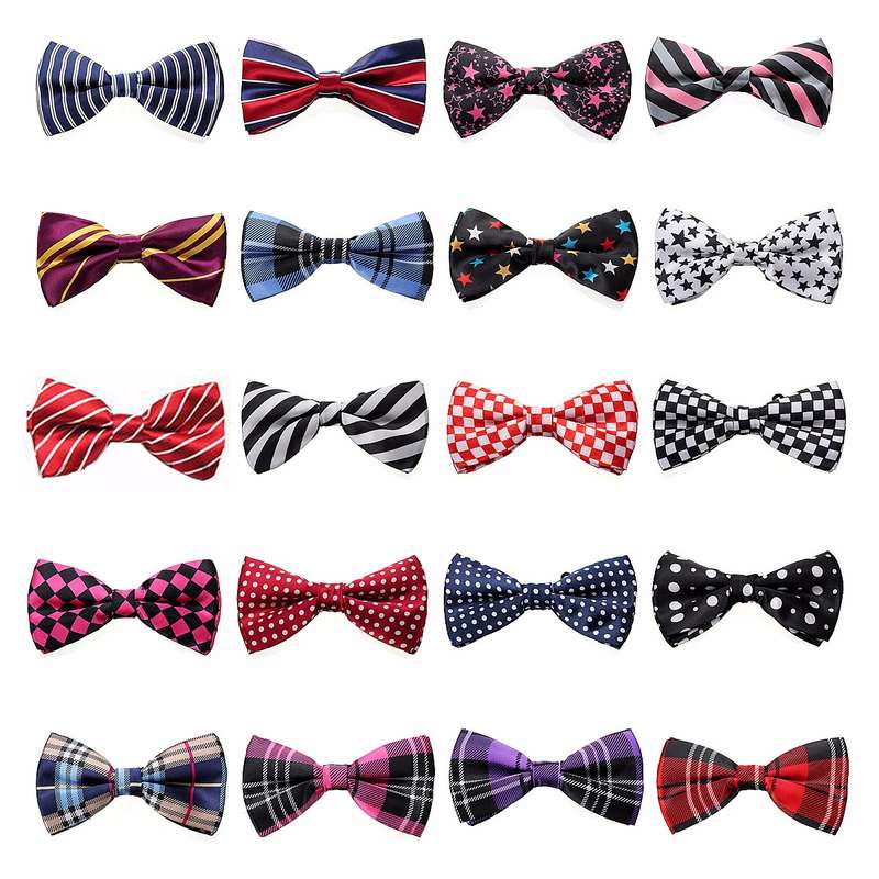 Men Male Dacron Tuxedo Bowtie Classic Wedding Party Bow Tie Necktie Suit Accessories