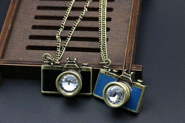 Enamel Sweater Necklace