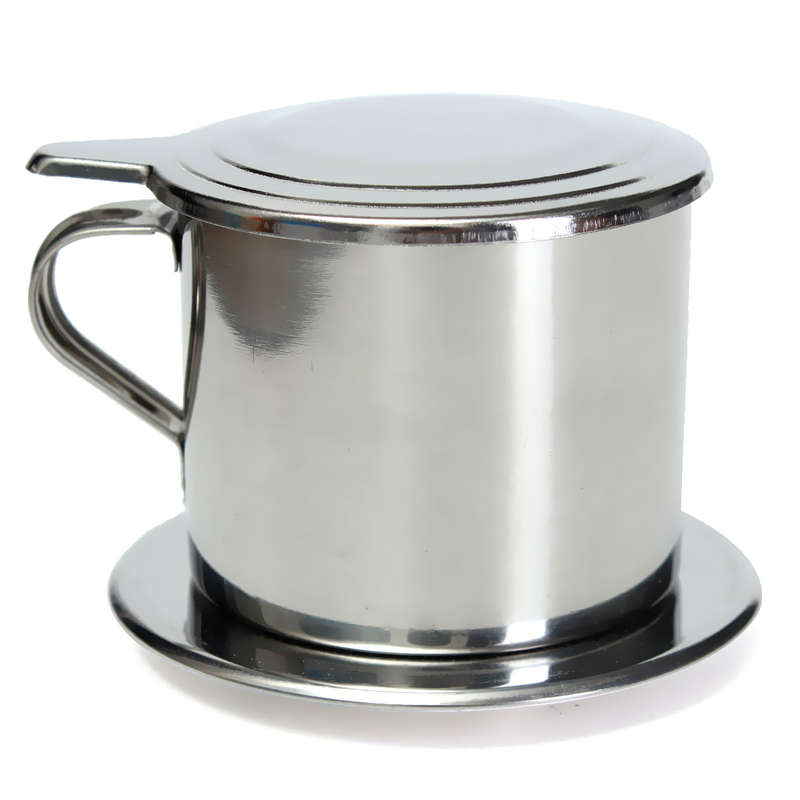 Vietnamese-style Stainless Steel Coffee Drip Pot Filter Coffee Maker Infuser Coffee Drip Pot