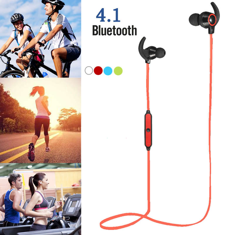 Sport Magnetic Adsorption Wireless Bluetooth 4.1 Headphone Earphone Headset Earbud