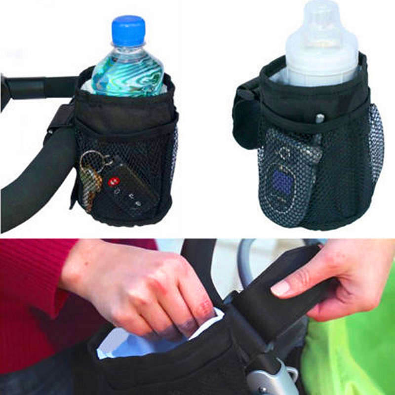Stroller Buggy Bottle Bag Waterproof Keep Warm Mug Vacuum Cup Insulated Straw Accessory