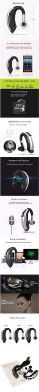ZEALOT E1 Wireless Bluetooth 4.0 Headset Headphone Earphone With Mic For iPhone HTC