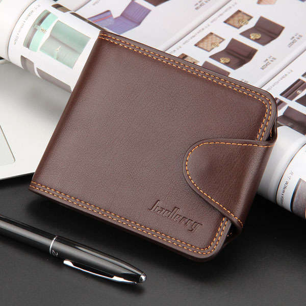 Men Wallet, Business Casual Zipper, Short Card Holder Wallet