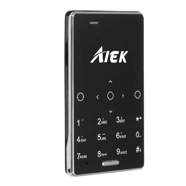 AIEK M4 0.96 Inch Ultra-thin MTK Dual SIM Card Bluetooth Quad-Band Mini Card Phone