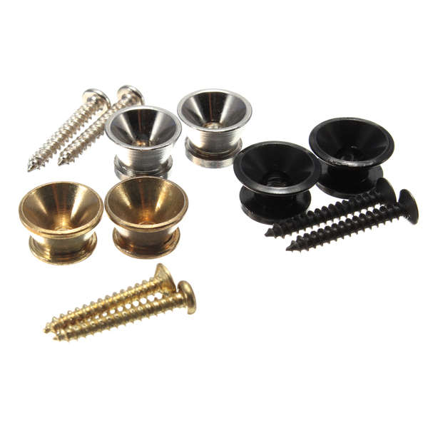 Guitar Strap Button Screw Lock for Electric Acoustic Guitar Bass Parts