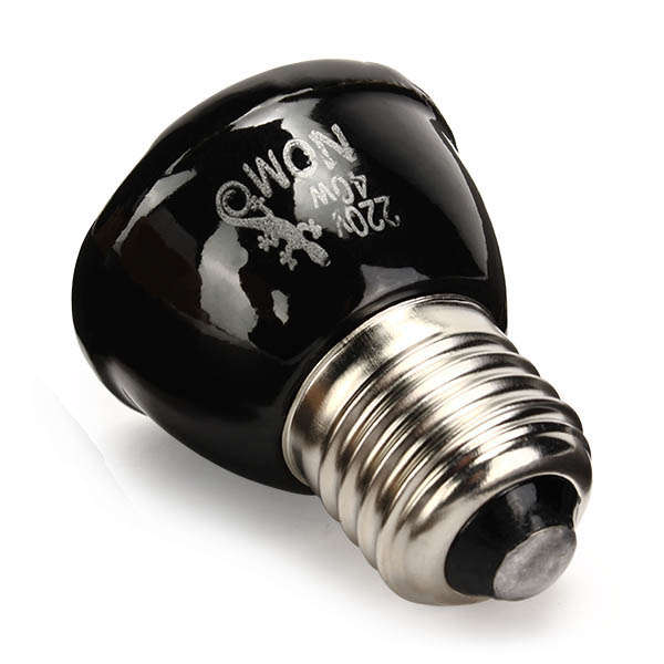 220V Reptile Insulation Lamp Crawler Mini ceramic Heating Lamp Night Light 20W/40W/60W/100W