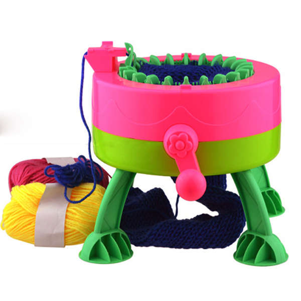 Creative DIY Scarf Hat Quick Knitting Machine Handheld Handwork Weaving Tool for Adult Child