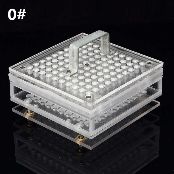 100 Holes Capsule Filler Capsule Filling plates