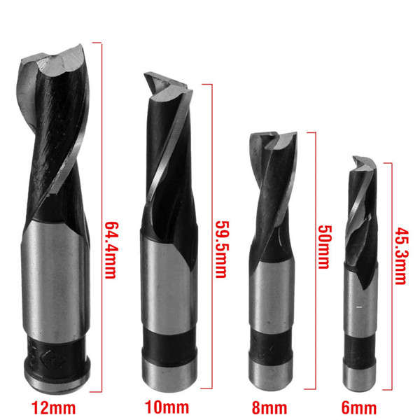 6/8/10/12mm Straight Shank End Mill Cutter