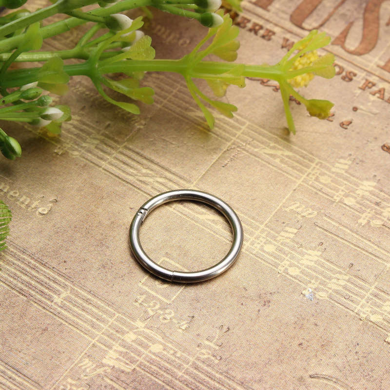 10mm Stainless Steel Hoop Ring Ear Lip Nose Septum Segment Body Jewelry