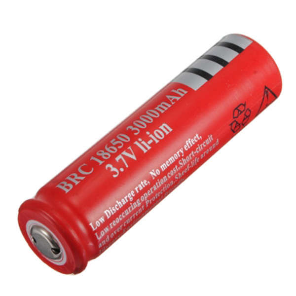 Wholesale 4x UltraFire 18650 3000mAh 3.7V Li-ion Rechargeable Battery Red