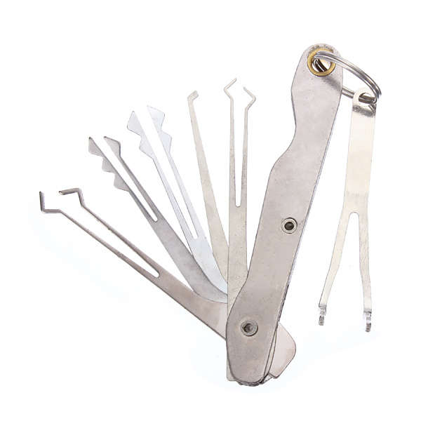 GOSO Foldable Door Lock Opener Locksmith Tool Lock Pick Set