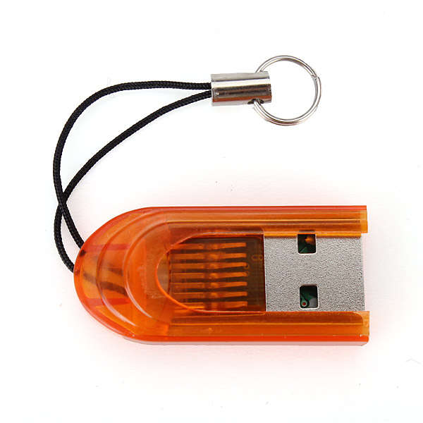 MicroSD/TransFlash/T-Flash/TF USB 2.0 Memory Card Reader with Cover