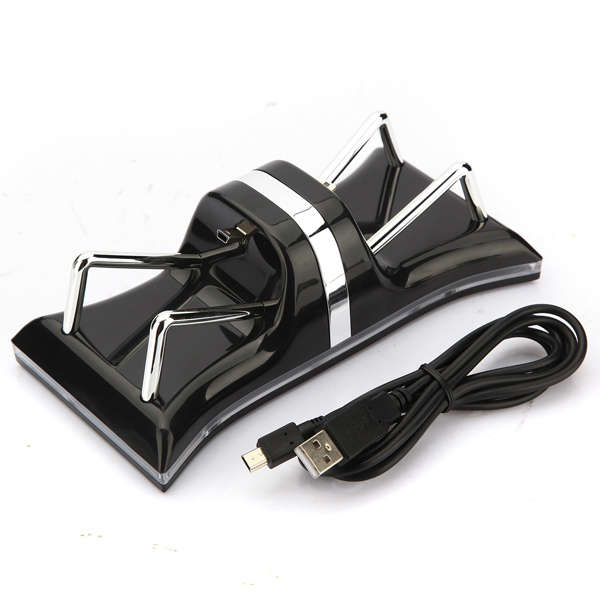 USB Dual Charger Dock Station For SONY PS3 Wireless Controller