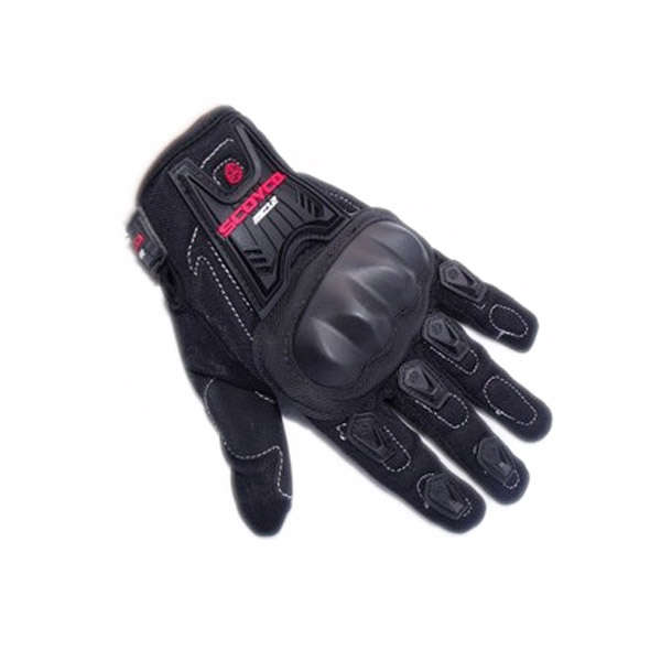 Full Finger Carbon Safety Motorcycle Gloves for Scoyco MC12