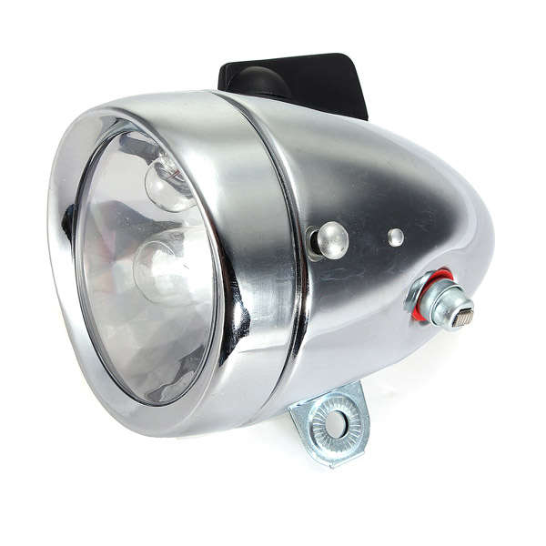 12V Motocycle Bicycle Friction Generator Dynamo Headlight Tail Light