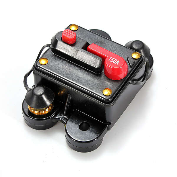 150A Car Marine Boat Bike Stereo Audio Inline Circuit Breaker Fuse