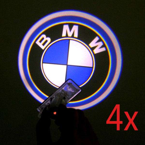 4 X Cree LED Car Door Laser Welcome Lights for BMW