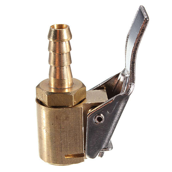 Car Truck Type Inflator Valve 6mm Brass Clip Air Chuck Connector