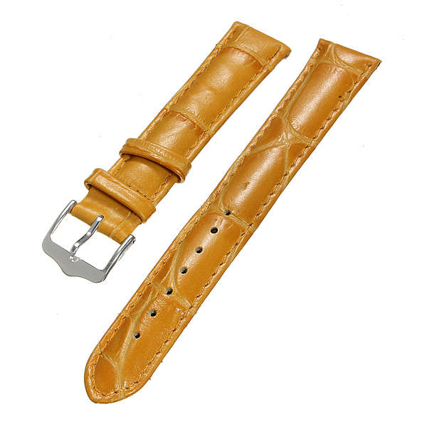 12mm-22mm Multicolor Men Women Leather Strap Sweatband Watch Band