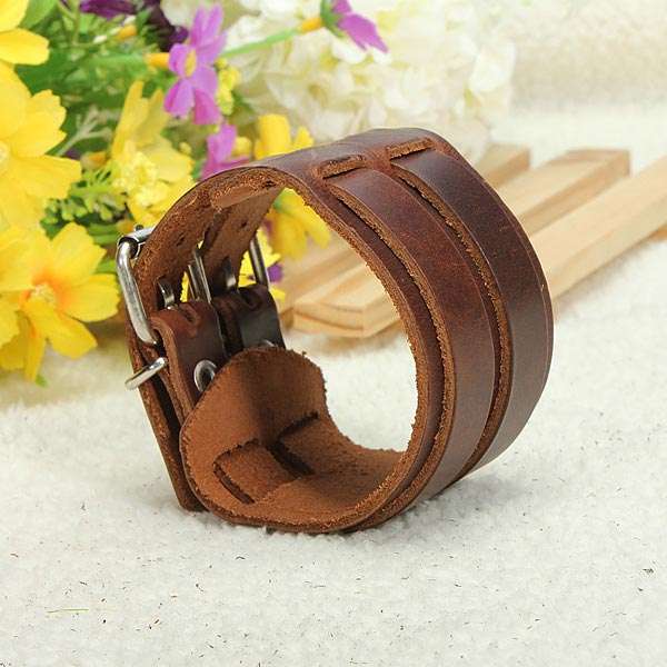 Men Leather Bracelet