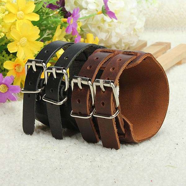 Men Leather Bracelet