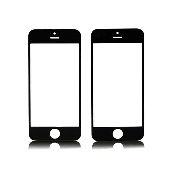 Black Front Glass Protective Touch Screen For iphone 5 5S 5G