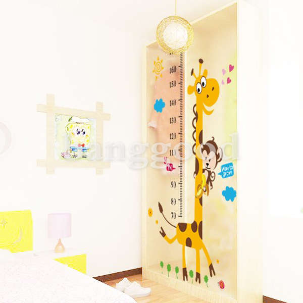 wall stickers, giraffe height wall stickers