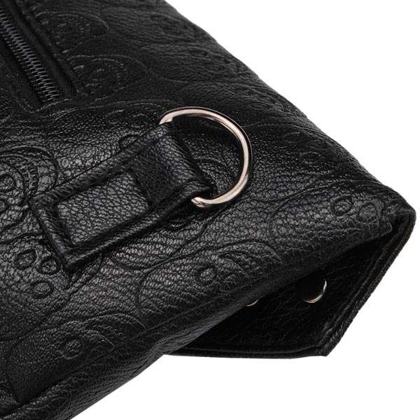 Fashion Punk Style Skulls Rivets Women Envelope Bag Clutch Bag