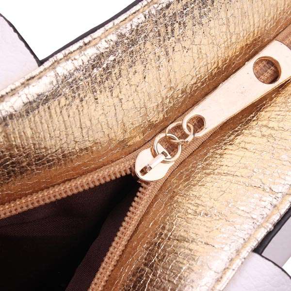 Fashion Women Simple Handbag Rivets Big Handbag Shoulder Bag