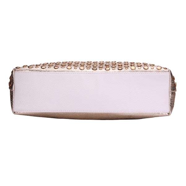 Fashion Women Simple Handbag Rivets Big Handbag Shoulder Bag