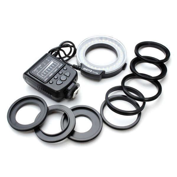 Meike FC-100 Macro Ring Flash Light For Nikon Canon Fuji DSLR Camera