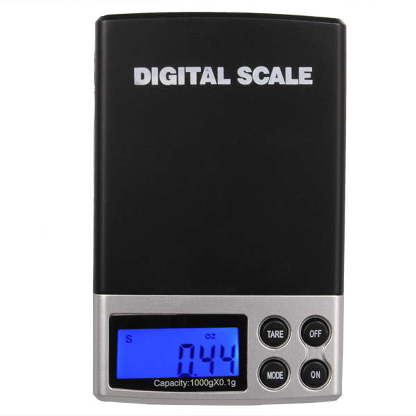 Bulk Buy - 10 X DS1005 0.1-1000g LCD Display Digital Pocket Weigh Scale Balance