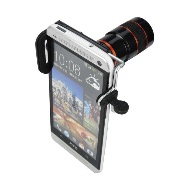 8X Optical Zoom Telescope Camera Lens With Holder For Mobile Phone