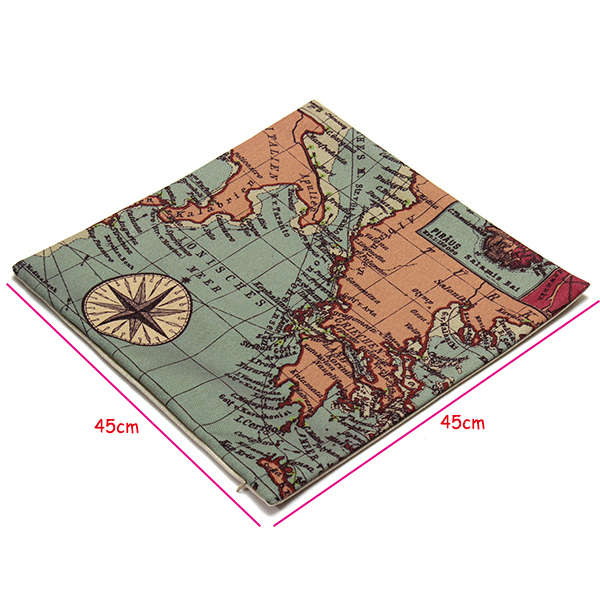 linen retro pillow case
