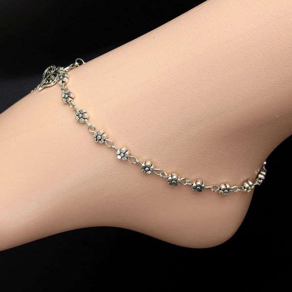 Tibetan Silver Ankle Bracelet