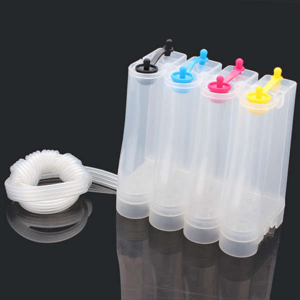 CISS Four Colors DIY Continuous Ink Supply System Empty Suite 80ML For HP Canon