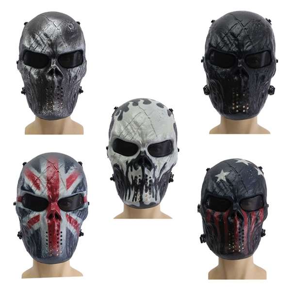 Airsoft Adults CS Field Game Skeleton Warrior Skull Paintball Mask