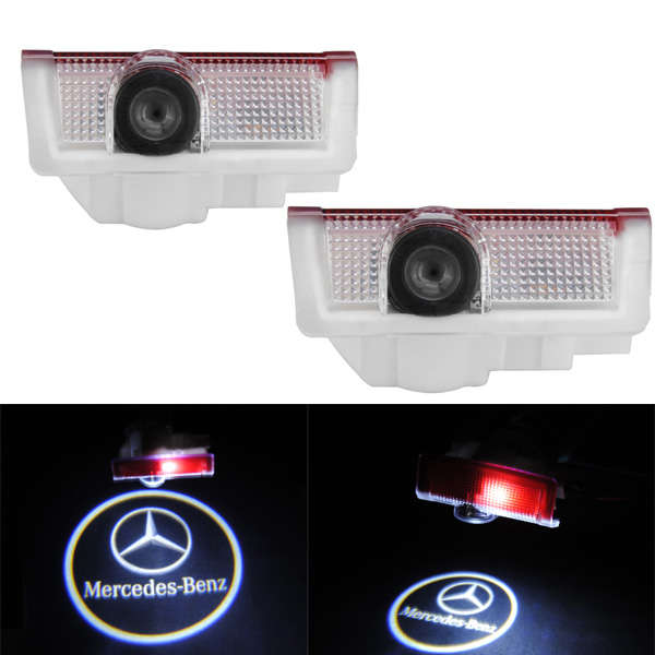 Cree 5W LED Door Welcome Emblems Light With Car Logo for Benz Special
